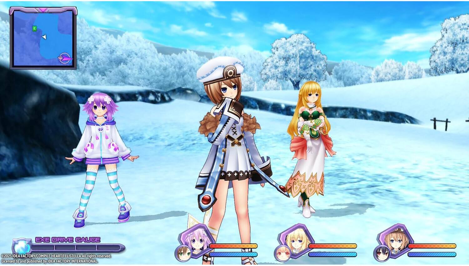 EXE DRIVE GAUGE

©2025 DEA FACTORY/COMPILE HEART/FELISTELLA All rights reserved. Licensed to and published by DEA FACTORY INTERNATIONAL