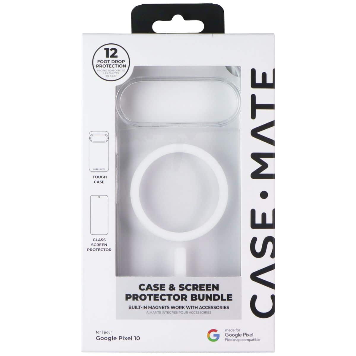 Bundle - Case-Mate - Magnetic Tough Case and Glass Screen Protector for Google Pixel 10 - Clear price history on PriceWatchPro