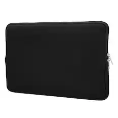Front. Unique Bargains - Laptop Case - Polyester Computer Sleeve Carrying Bag, Waterproof Protective Cover for 14" Notebook - Black.