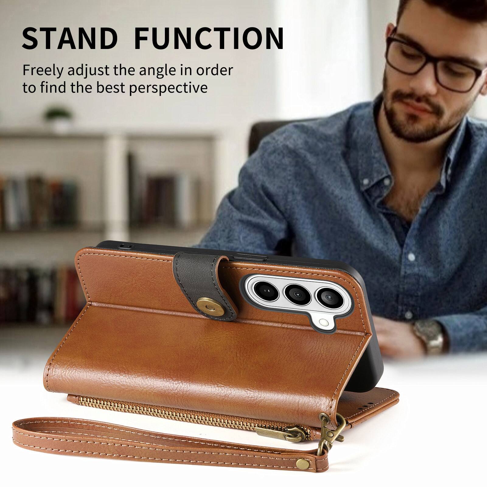STAND FUNCTION  
Freely adjust the angle in order to find the best perspective