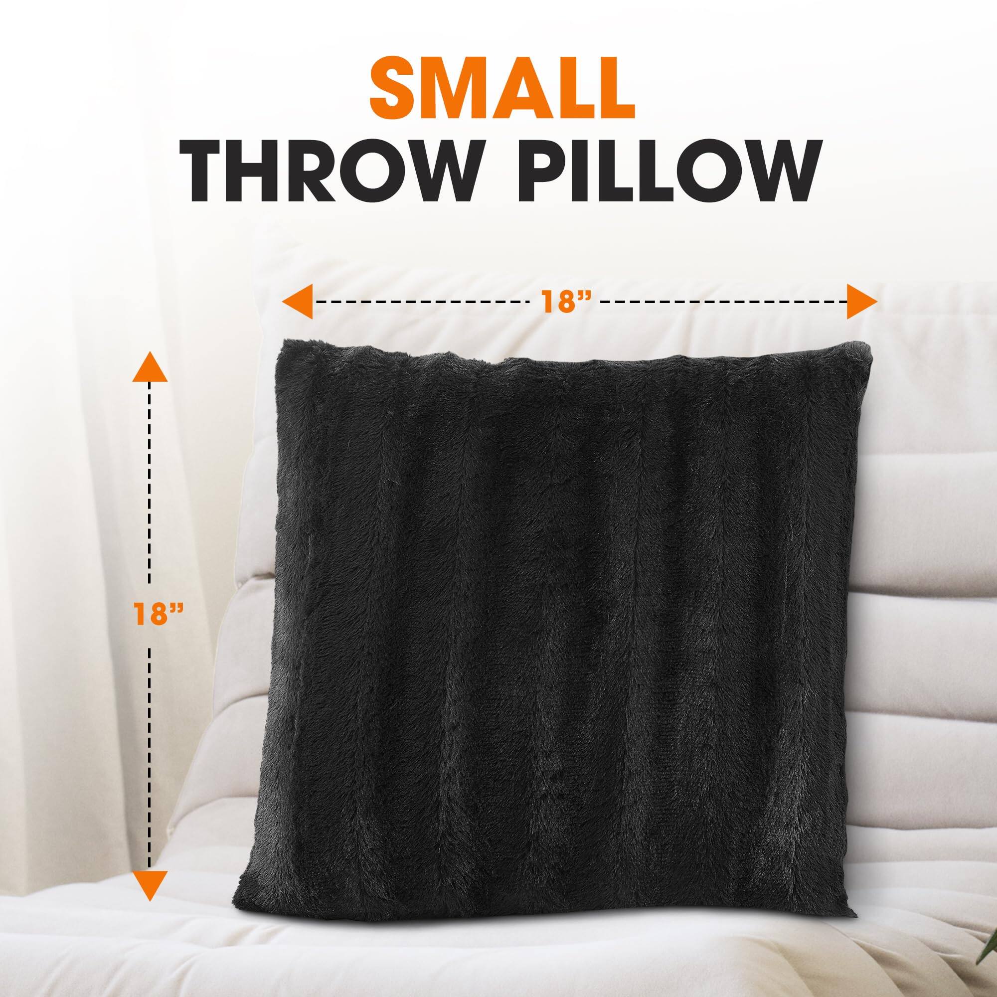 SMALL THROW PILLOW  
18" x 18"