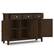 Alt View 11. Simpli Home - Acadian Wide Entryway Storage Cabinet - Brunette Brown.