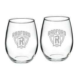 Jardine - Radford Highlanders 21oz. 2-Piece Stemless Wine Glass Set - Multicolor