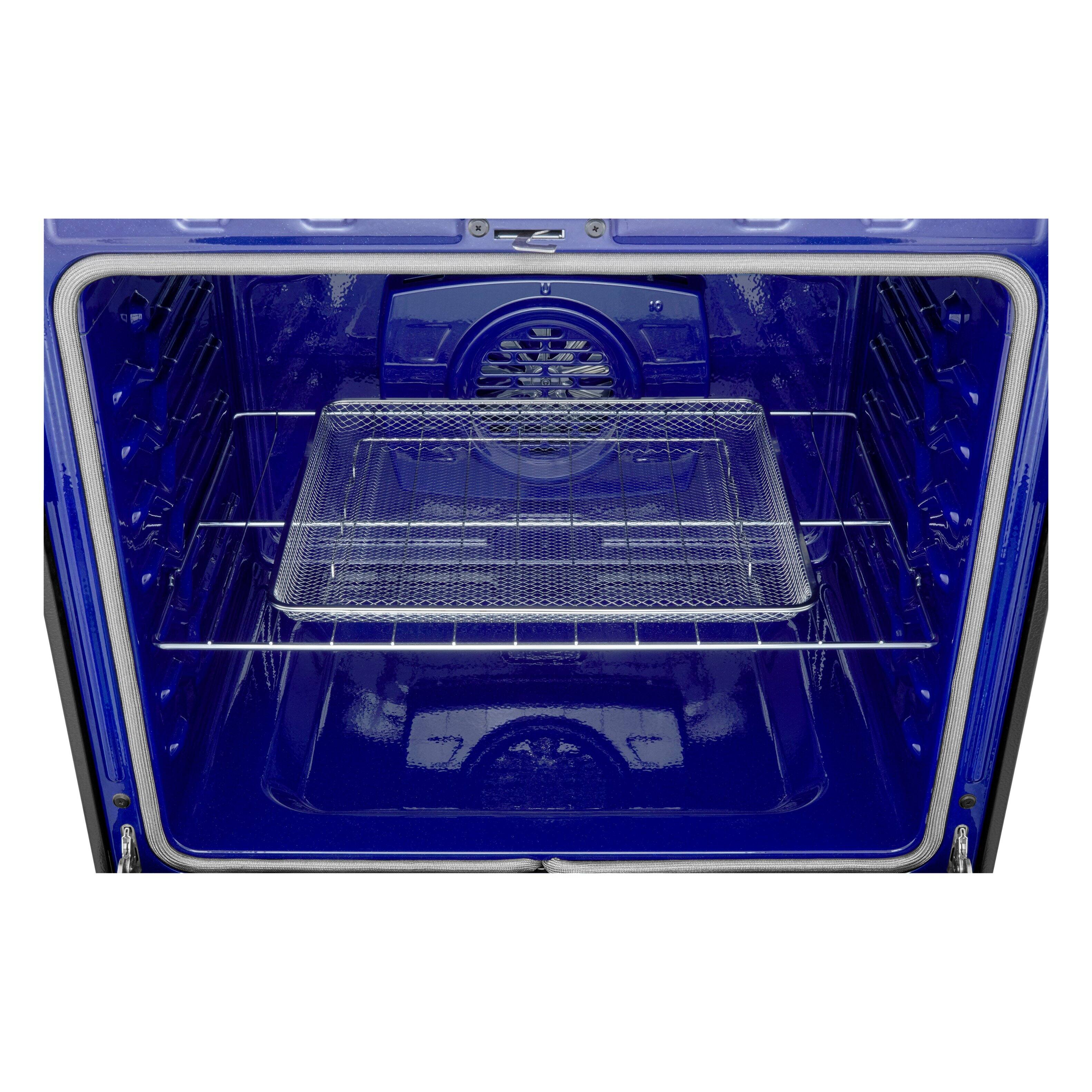 Alt View 19. LG - 6.3 Cu. Ft. Freestanding Electric True Convection Smart Range with Air Fry and Premium Handle - PrintProof Black Stainless Steel.