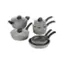 Alt View 11. Ballarini - Parma Forged Aluminum 10-pc Nonstick Cookware Set - Grey.