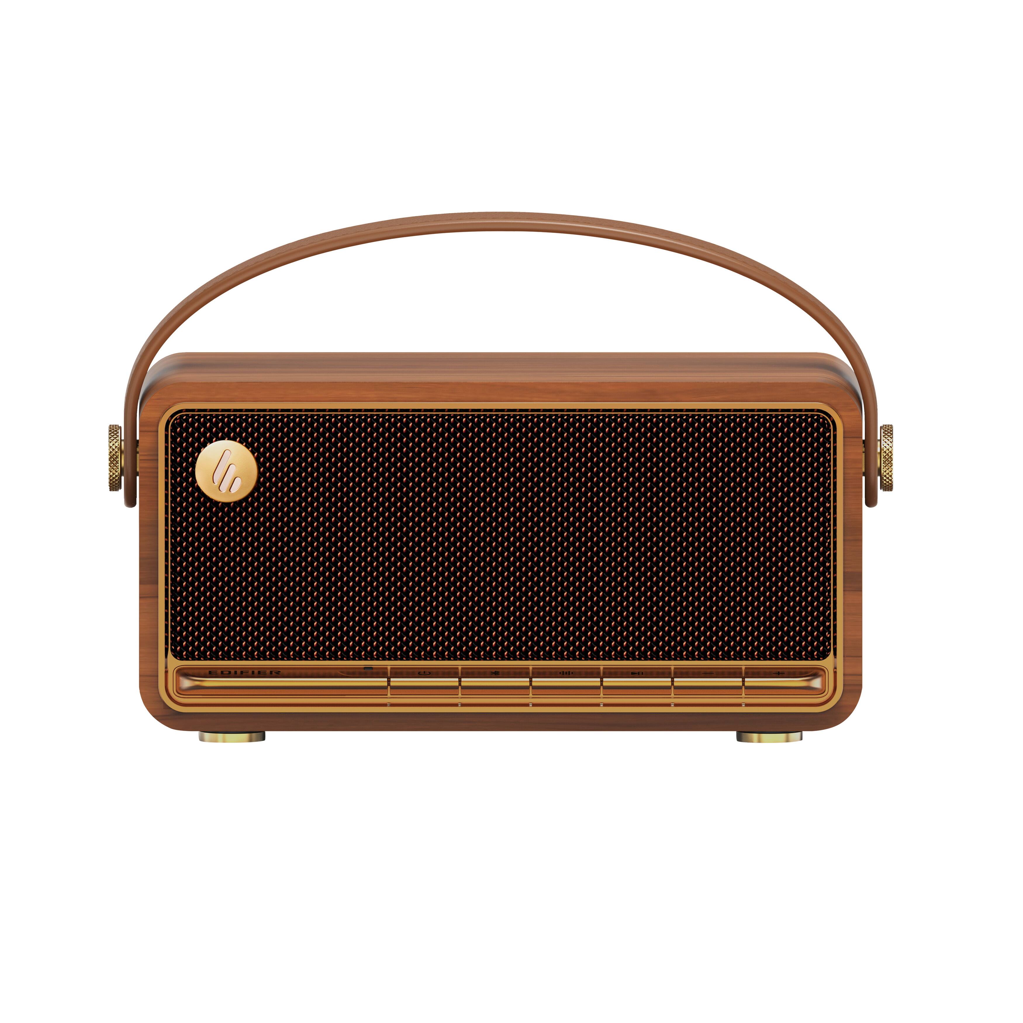 Angle. Edifier - MP330 Portable Bluetooth Speaker - Brown.