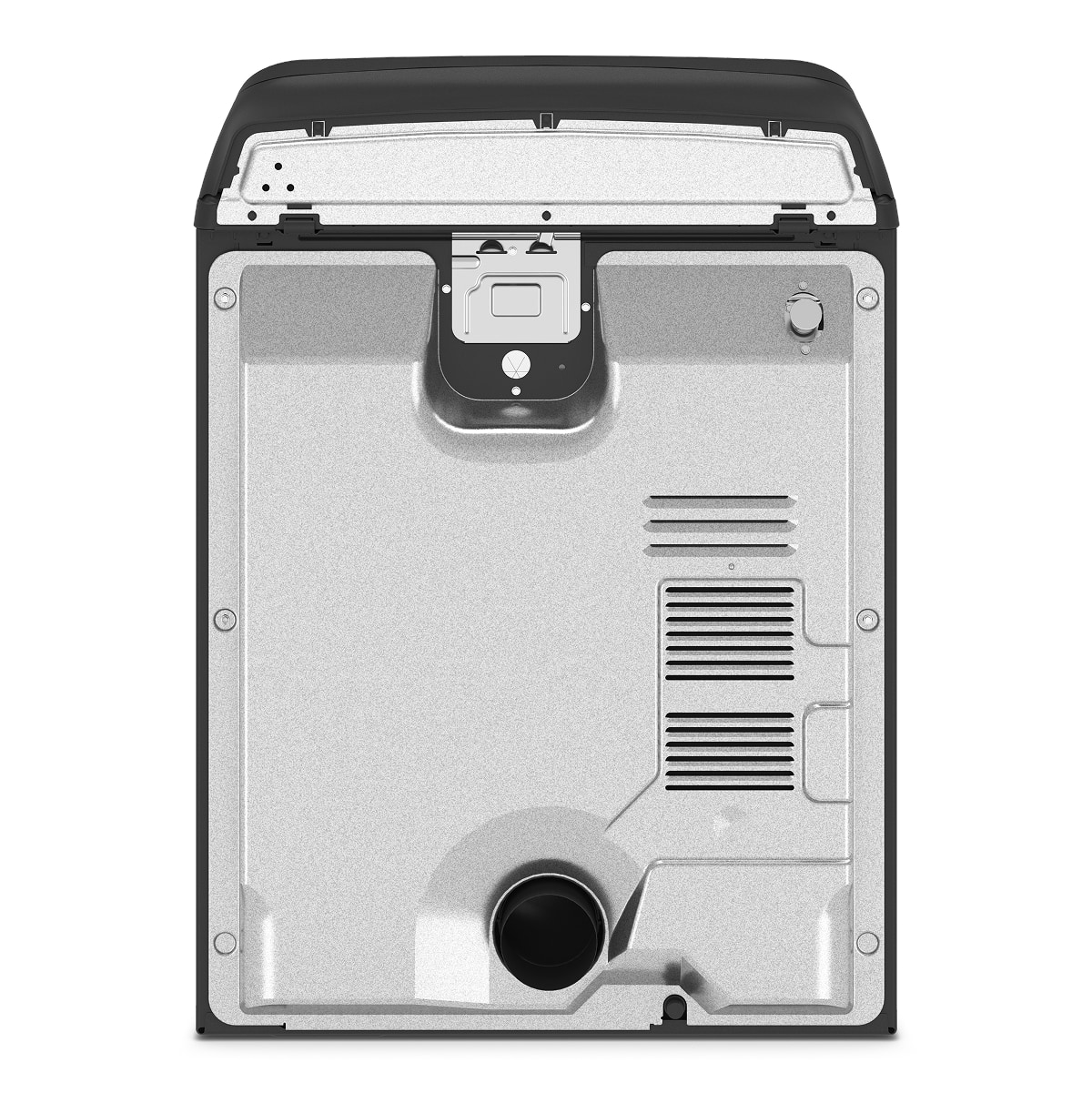 Alt View 7. Maytag - Maytag - 7.0 Cu. Ft. Electric Dryer with Steam and Pet Pro System - Volcano Black - Volcano Black.