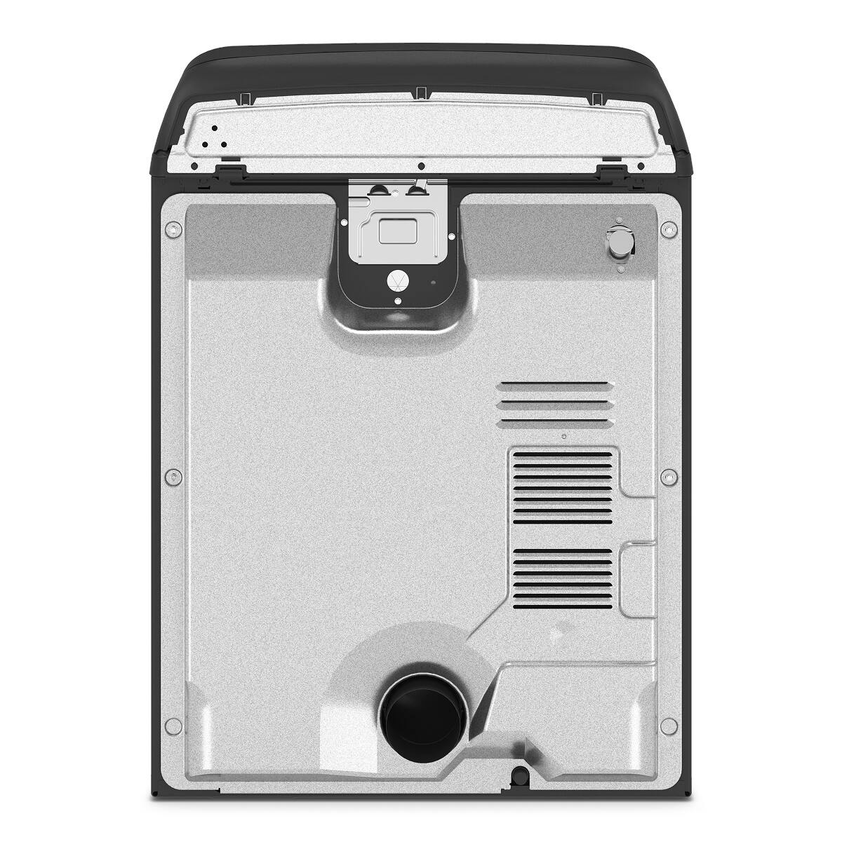 Alt View 7. Maytag - Maytag - 7.0 Cu. Ft. Electric Dryer with Steam and Pet Pro System - Volcano Black - Volcano Black.