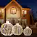 Alt View 11. Costway - 3 Pack Christmas LED Light Balls Outdoor Hanging Light Spheres w/360 Lights - Gold.