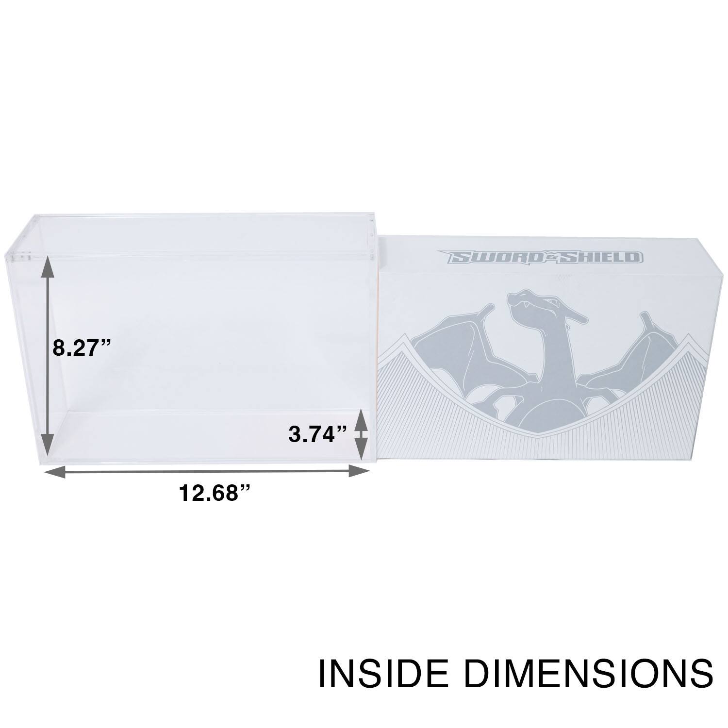 SWORD & SHIELD  
8.27" x 3.74" x 12.68"  
INSIDE DIMENSIONS