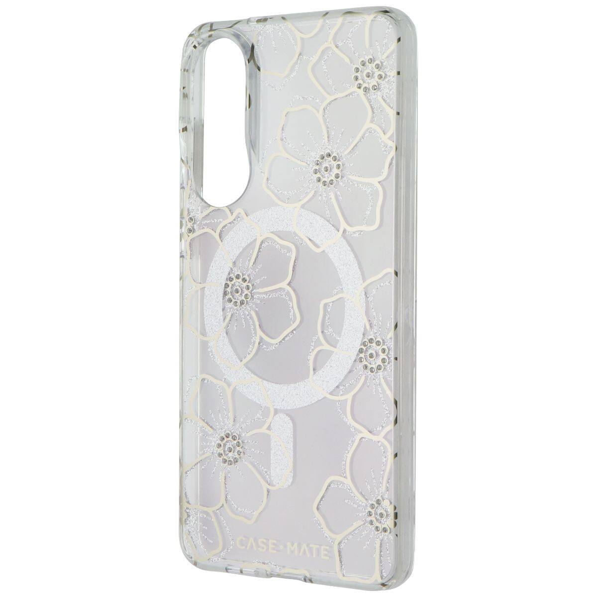 Case-Mate - Magnetic Case for Samsung Galaxy S25 Edge - Floral Gems - Multicolor