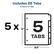Includes 25 Tabs
5 Sets of 5 Tabs
5 x 11"
5 Tabs
8.5"