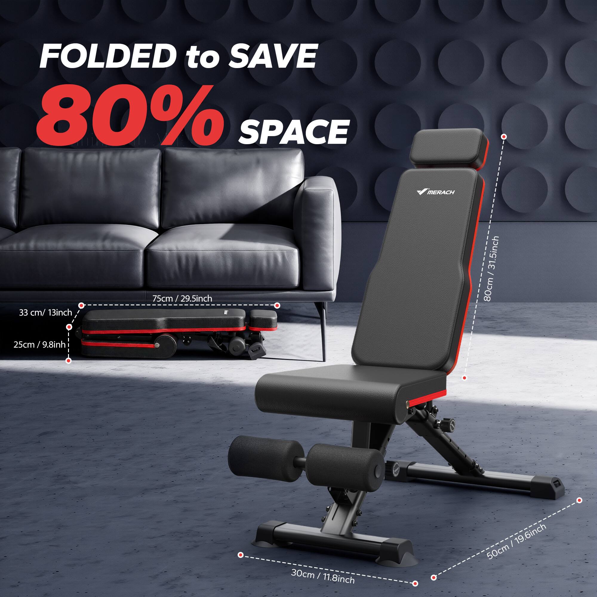 FOLDED to SAVE 80% SPACE

BERACH

33 cm / 13 inch
75 cm / 29.5 inch
31.5 inch
80 cm
25 cm / 9.8 inch
30 cm / 11.8 inch
50 cm / 19.6 inch