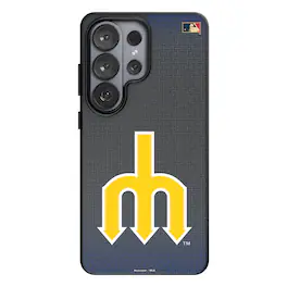 Keyscaper - MLB - Seattle Mariners Cooperstown Collection 1977-1980 Galaxy Magnetic Bump Case - S24 - Black