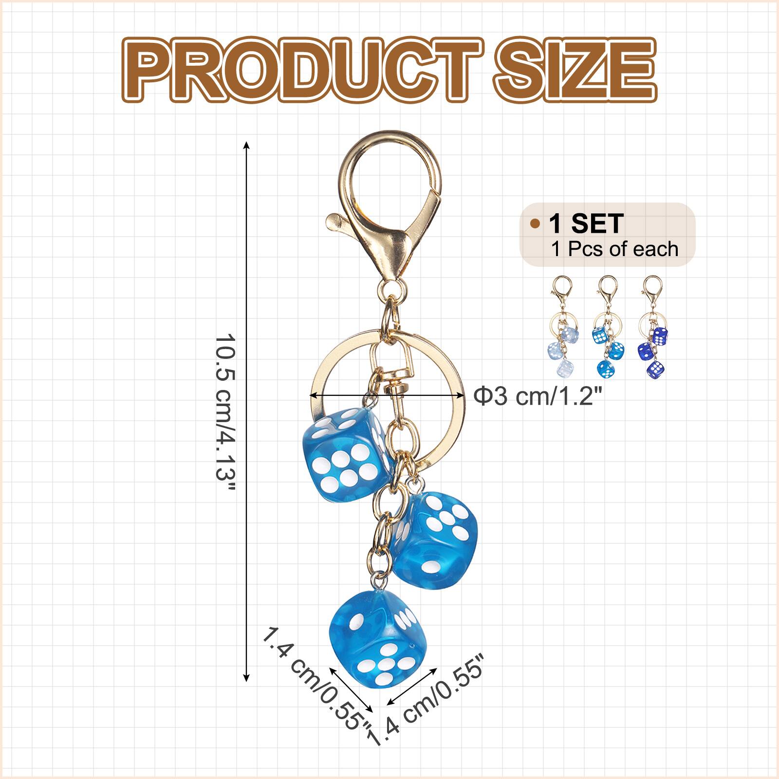 PRODUCT SIZE

1 SET
1 Pcs of each

10.5 cm/4.13"
3 cm/1.2"
1.4 cm/0.55"