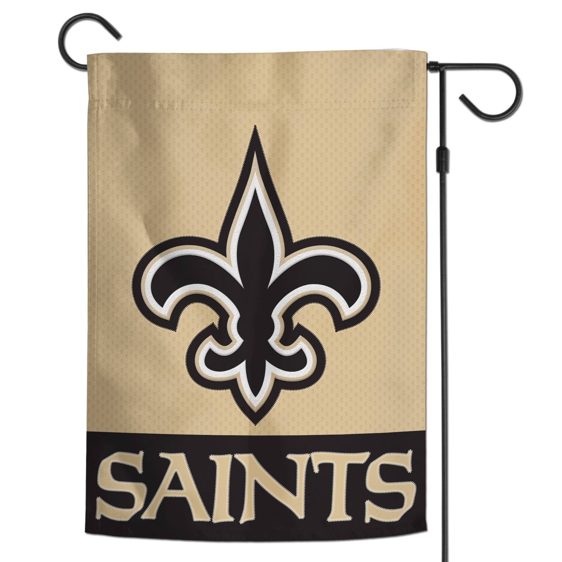 Alt View 1. WinCraft - New Orleans Saints 12" x 18" Applique Garden Flag - Multicolor.