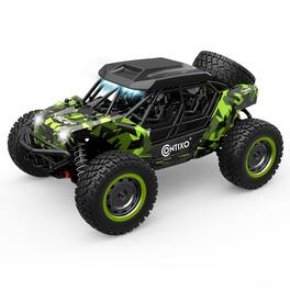 Contixo - HC4 Dominator 1:16 Scale RC Off‑Road UTV – 4WD, LED Lights, 24 MPH Speed - Green