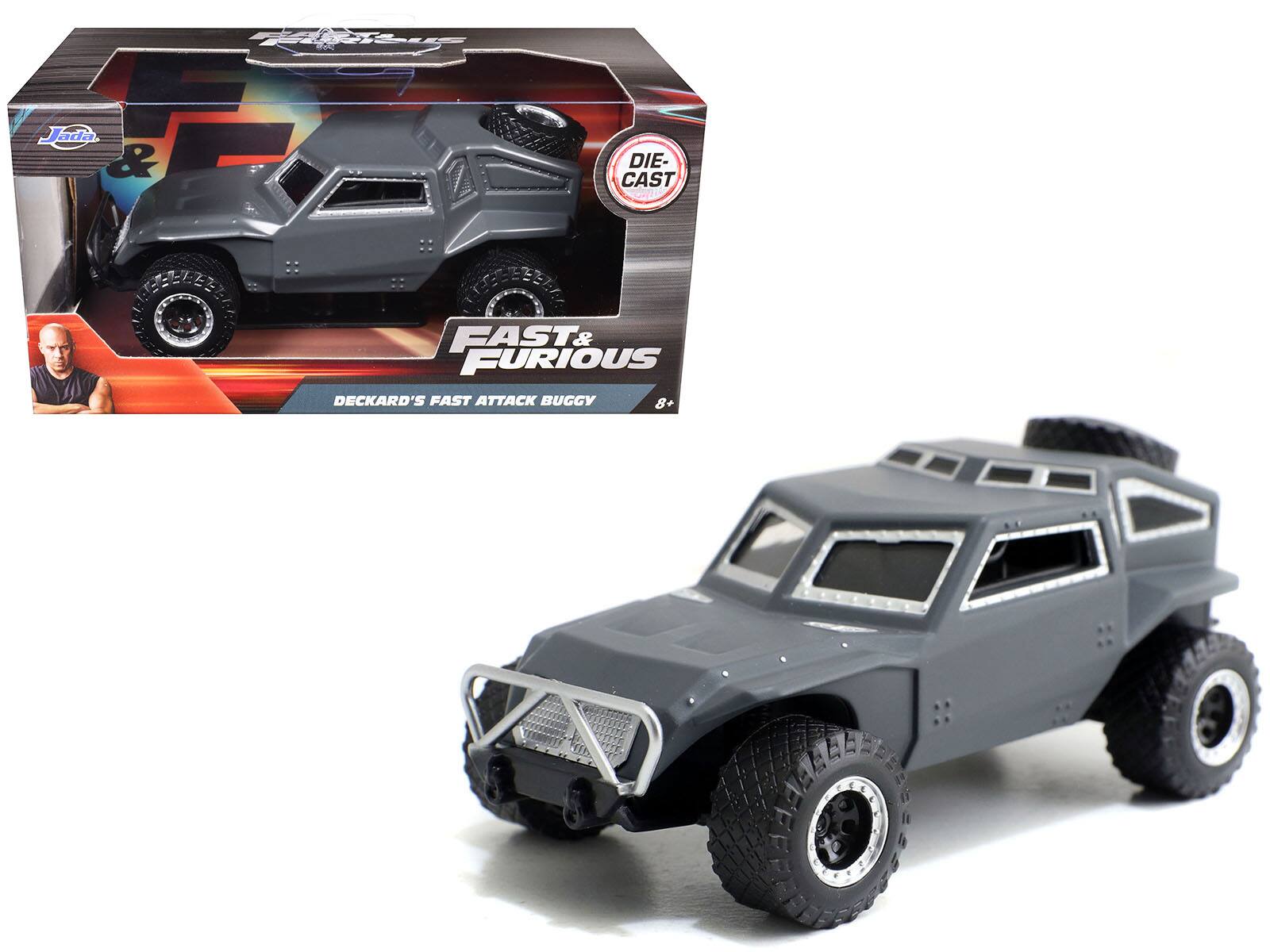 Jada  
FAST & FURIOUS  
DECKARD'S FAST ATTACK BUGGY  
8+  
DIE-CAST