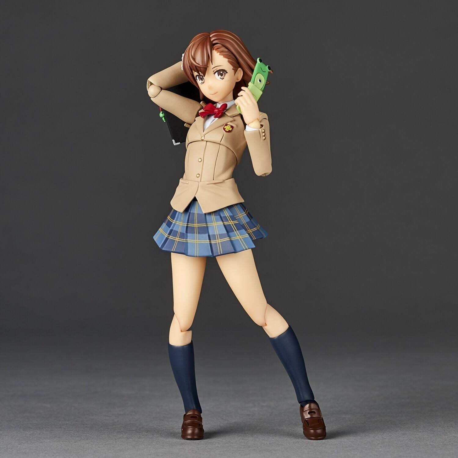Alt View 1. PopMarket - Kaiyodo - A Certain Scientific Railgun - Revoltech Amazing Yamaguchi - Mikoto Misaka Winter Ver. - Collectibles - Multicolor.