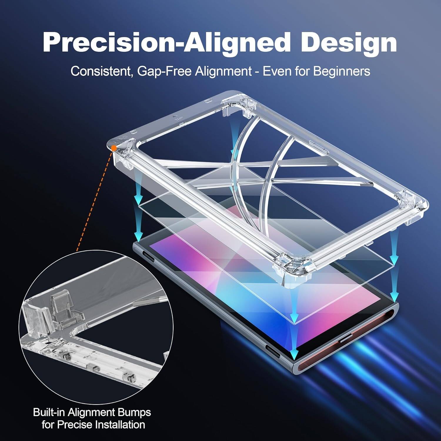 Precision-Aligned Design  
Consistent, Gap-Free Alignment - Even for Beginners  

Built-in Alignment Bumps for Precise Installation