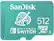 SanDisk
512
microSDXC I
Nintendo Switch