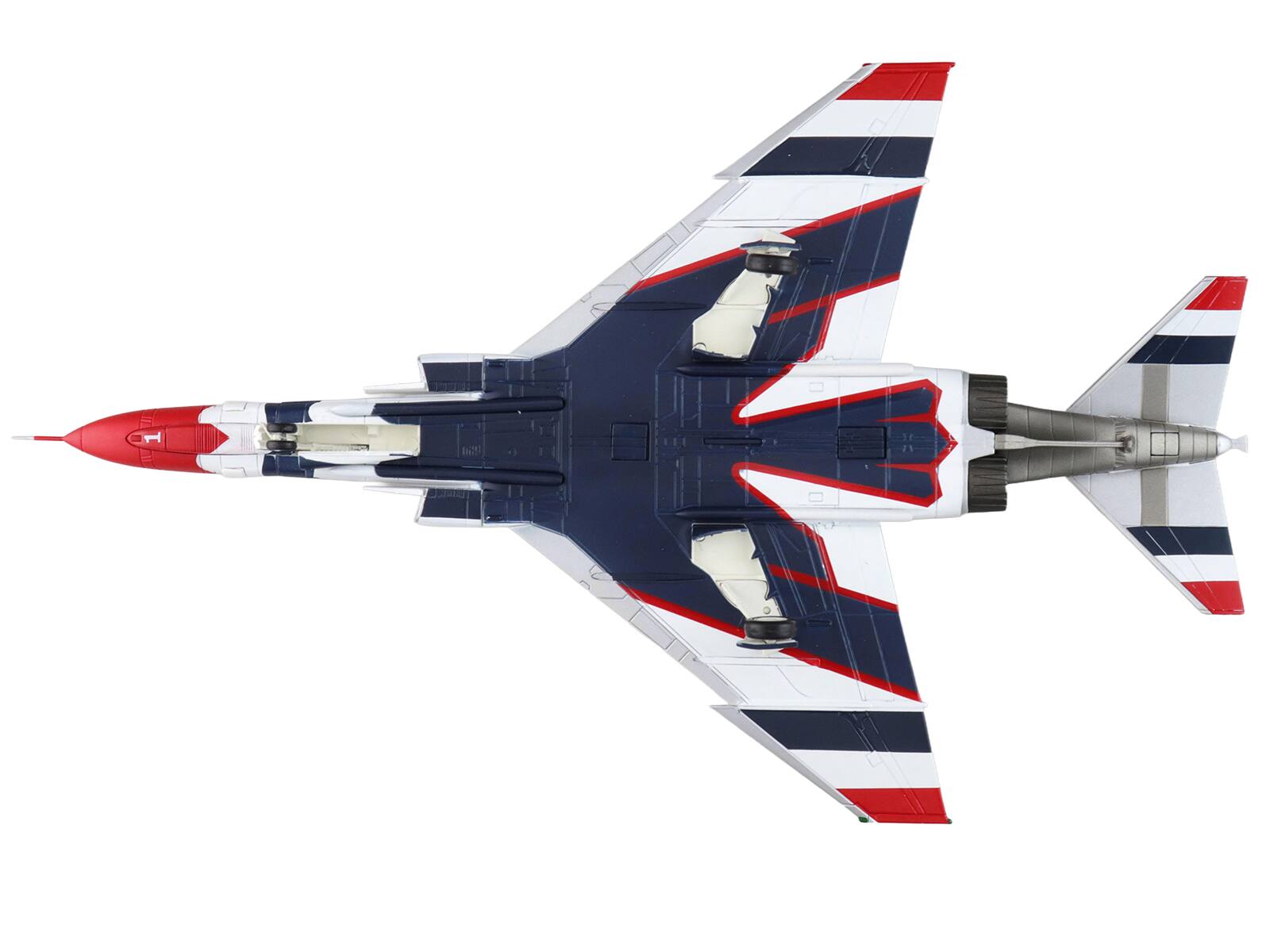 Alt View 4. Hobby Master - McDonnell Douglas F-4E Phantom II Fighter-Bomber Aircraft "Thunderbirds" US Air Force 1/72 Diecast Model by Hobby Master.