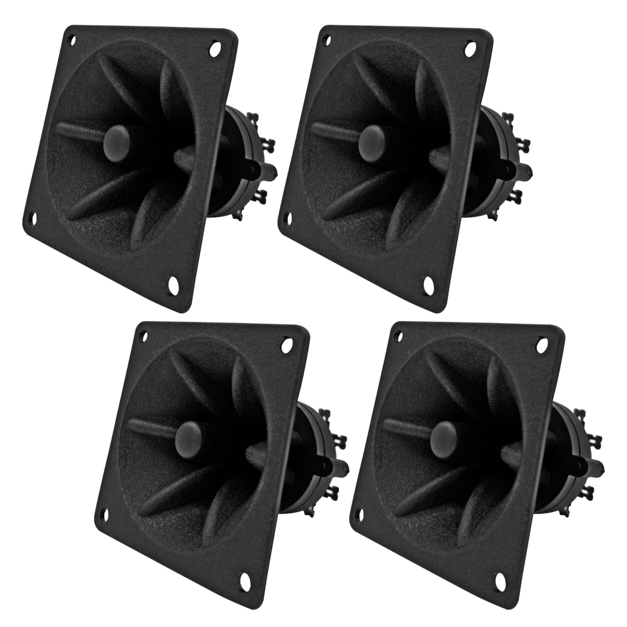 5 CORE - 5Core Tweeter 3.25" x 3.25" 40W Component Square Driver Replacement Piezo Super Horn - Black