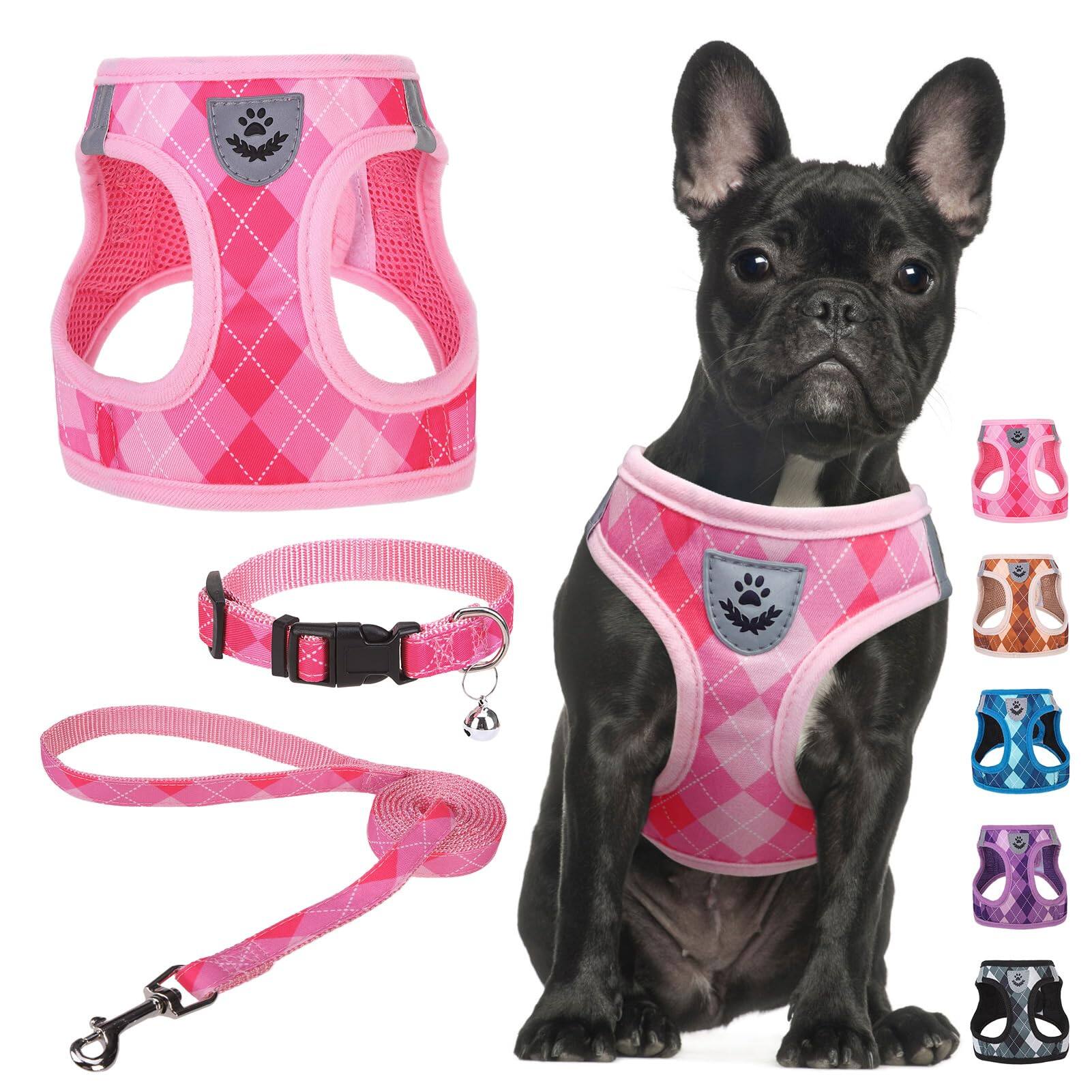 Pink-M: Chest Girth: 16"-18"