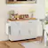 Alt View 3. Costway - Costway Rolling Kitchen Island Kitchen Cart with Tilt-out Trash Cabinet Island Table - White.