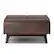 Left. Simpli Home - Owen Tray Top Small Coffee Table Storage Ottoman - Distressed Chestnut Brown.
