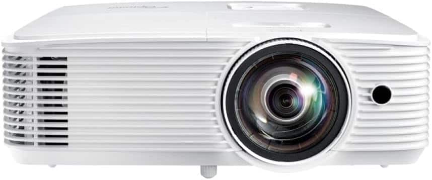 Optoma - W309ST 3D WXGA 720p Short Throw 3800 Lumens DLP Projector - White
