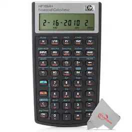 HP - 10bII+ Financial Calculator - Black