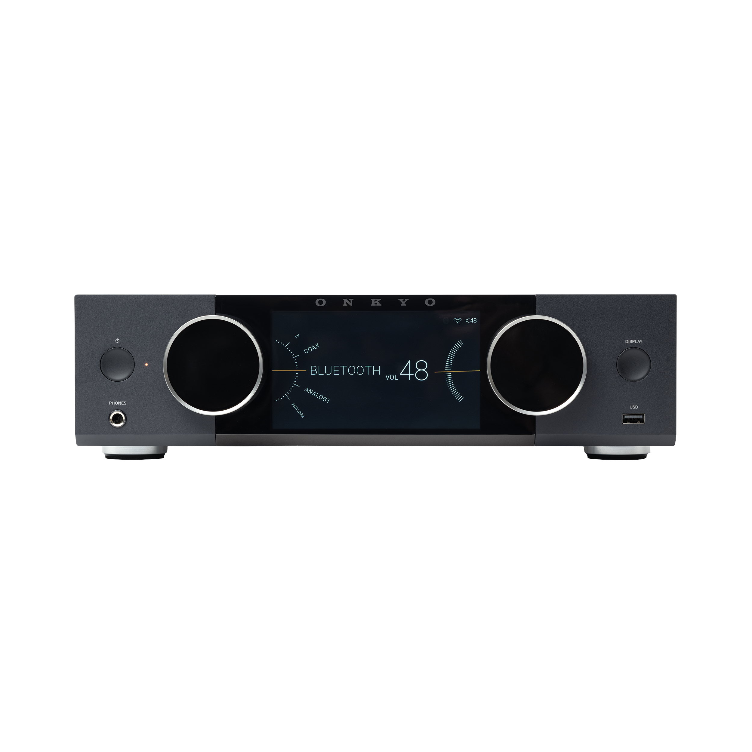 ONKYO C40  
COAX  
BLUETOOTH  
48 VOL  
ANALOG