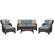 Front. Hanover - Strathmere Series Seating Set (6-Piece) - Ocean Blue.