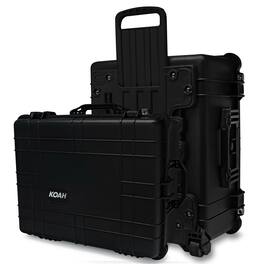 Koah - Weatherproof Wheeled Hard Case with Customizable Foam (25 x 20 x 12 Inch)