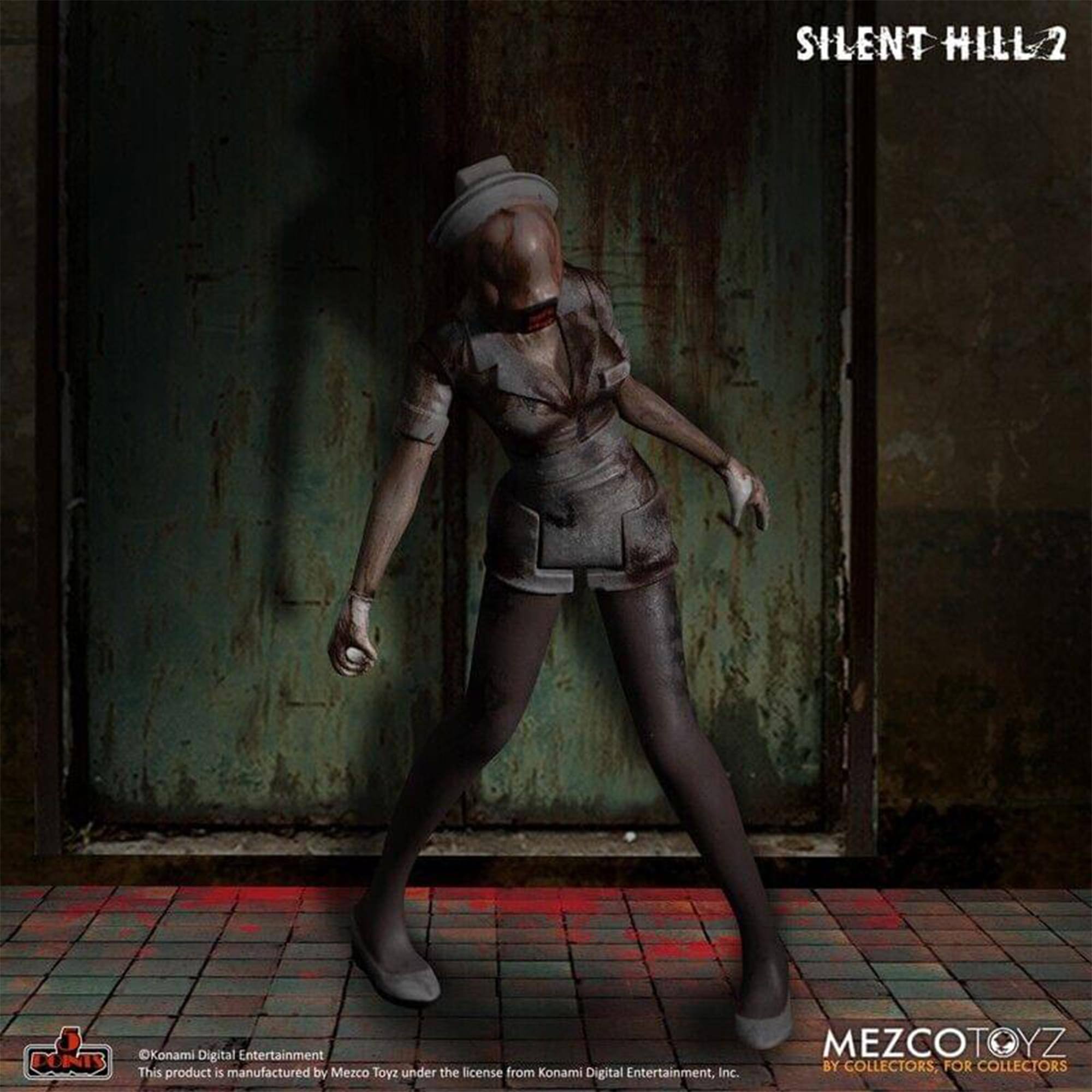 SILENT HILL 2  
Konami Digital Entertainment  
This product is manufactured by Mezco Toyz under the license from Konami Digital Entertainment, Inc.  
MEZCOTOYZ  
BY COLLECTORS, FOR COLLECTORS