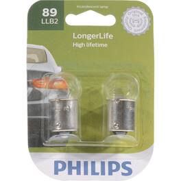 Philips - LongerLife Incandescent Courtesy/Glove/License/Trunk Miniature Automotive Bulb 89LLB2