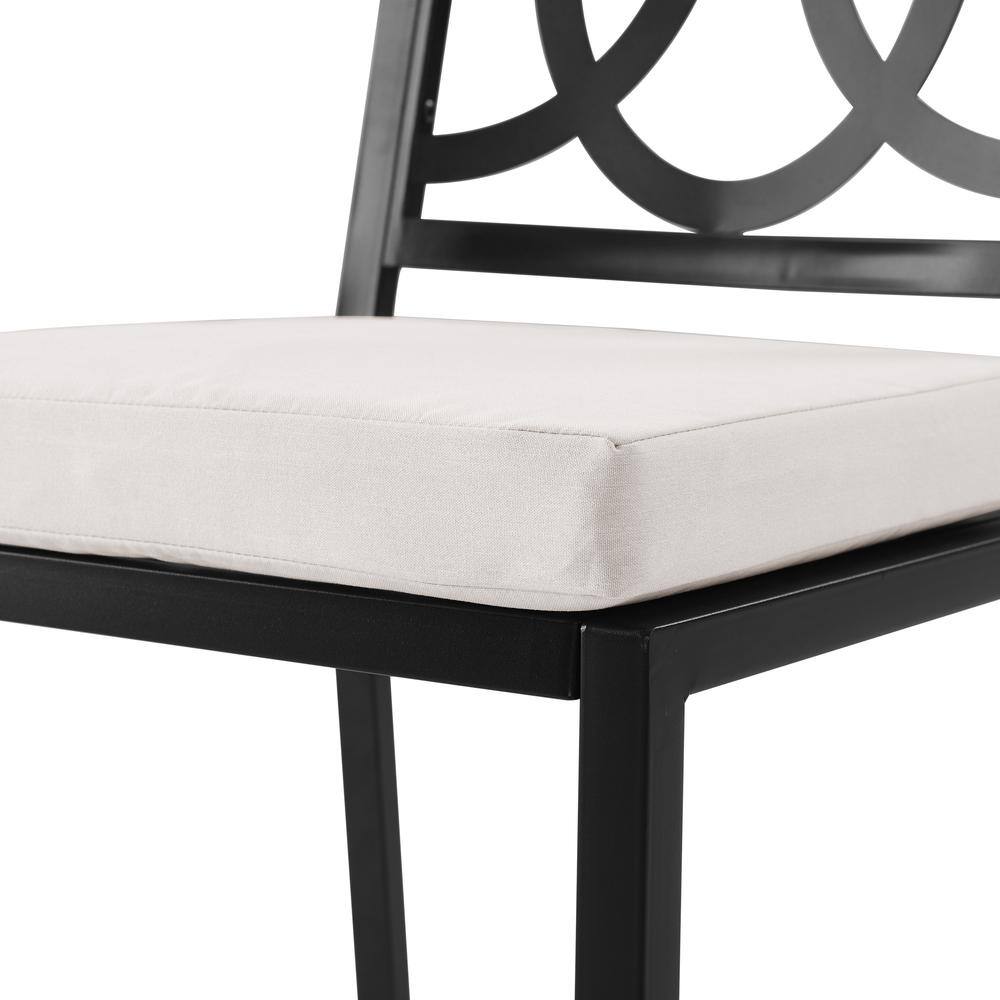 Alt View 3. Crosley Furniture - Chambers 2Pc Outdoor Dining Chair Set - 2 Chairs - Creme.