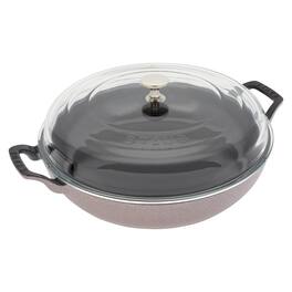 Staub - Cast Iron 3.5-qt Braiser with Glass Lid - Lilac
