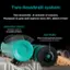 Two-brushroll system: Two brushrolls. A network of sensors. Designed to grip and capture more dirt, debris & hair. PowerFins Detect: Nonstop contact on carpets & floors. Soft Roller: Pulls in small particles & gives a polished look to floors. vs. Shark's original DuoClean nozzle.