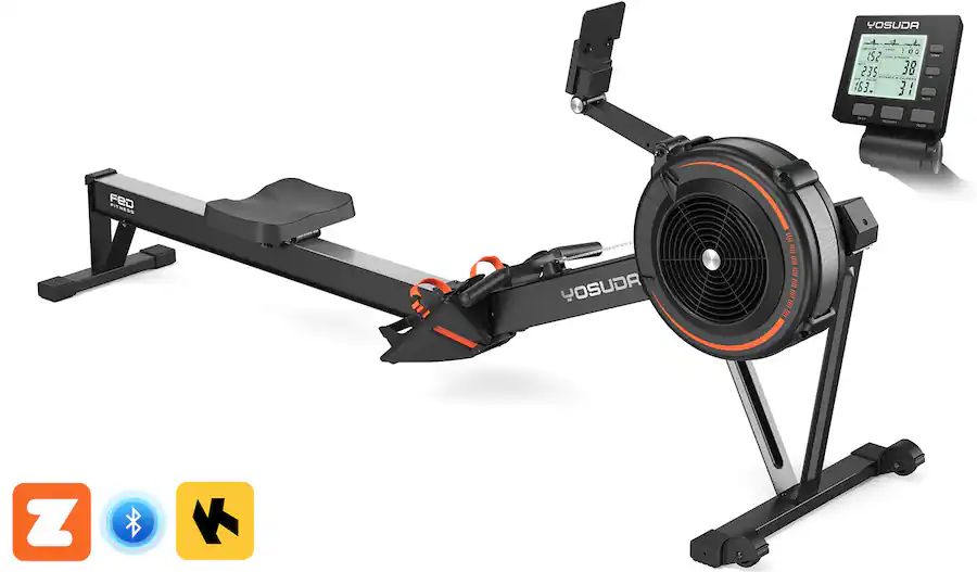 Mi Rowing Machine FED Fitness R2 Rowing Machine for Home, Professional Adjustable Air ...