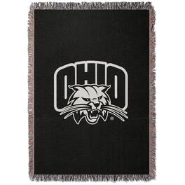 Chad & Jake - Ohio Bobcats Woven Blanket - Black