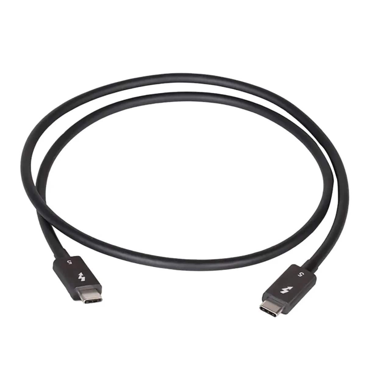 Sonnet Technologies - Sonnet 240W 80Gbps Thunderbolt 5 USB Type-C Cable, Black - 2.6'