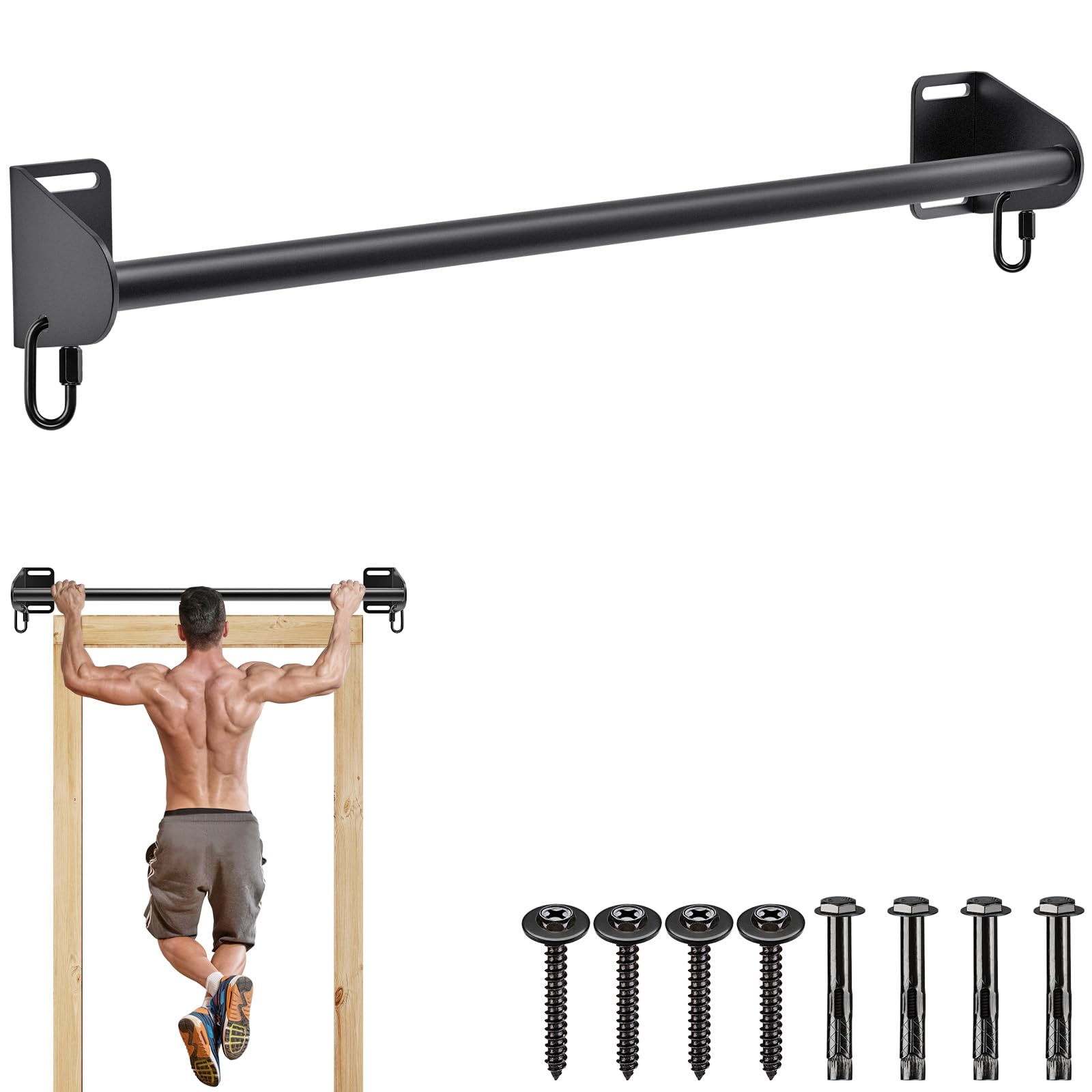 Front. ThinkLink Electronic - Adjustable Pull Up Station Multifunction Bar Fully Welded s Capacity Power Tower Dip For Home Gym - Pull Up Bar.