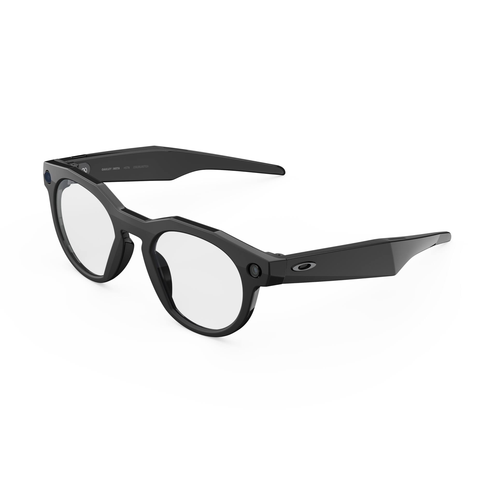 Alt View 17. Oakley Meta - HSTN glasses - Clear Lenses - Black.