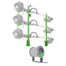 Green Touch Industries - 3 Position Line Trimmer Rack & String Trimmer Spool Rack