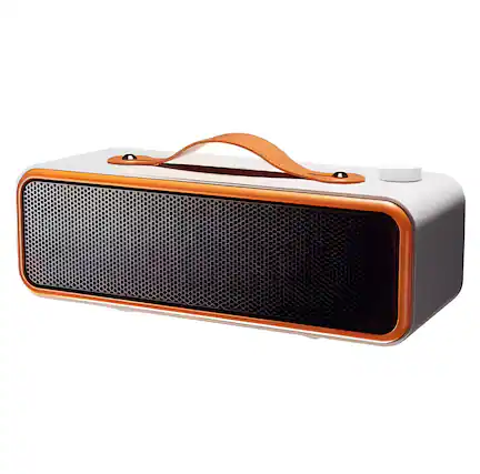 Front. Cluzine - Portable Mini Heater, Fast Heating & Safety Protection for Home Office Desk.