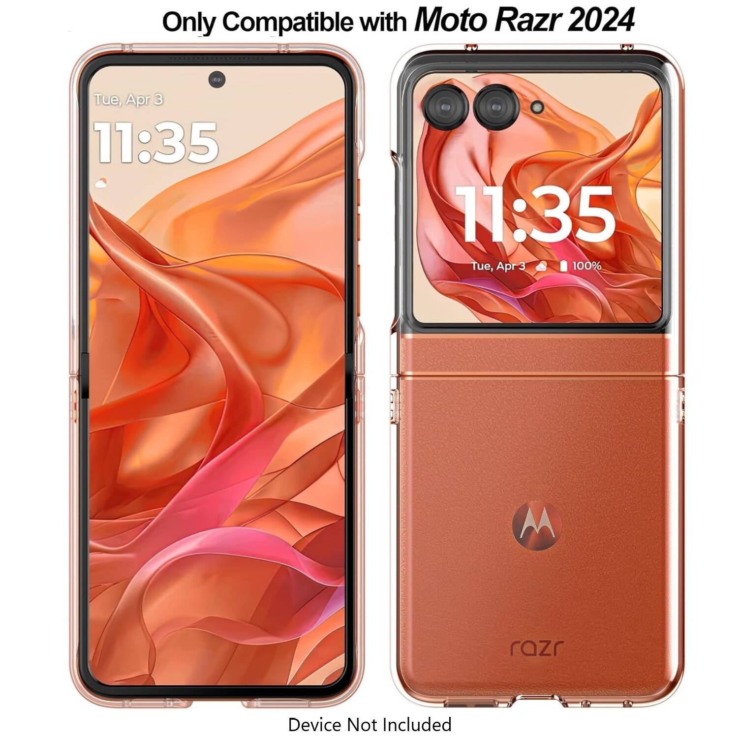 Only Compatible with Moto Razr 2024 Tue, Apr 3 11:35 11:35 Tue, Apr 3 100% Moto Razr Device Not Included