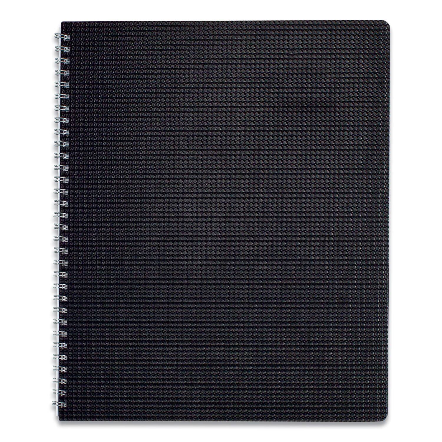 Left. Brownline - DuraFlex 14 Month Planner 8.88 x 7.13 Black Cover 14 Month Dec 2025 to Jan 2027.