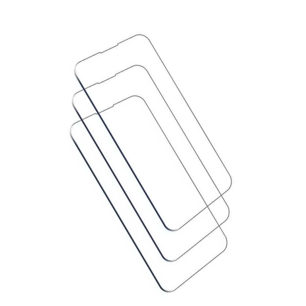 Alt View 4. Qixxronics - 3-Pack for iPhone 13 Mini Screen Protector, Tempered Glass, Scratch-Resistant Screen Protector for iPhone 13 Mini - Clear.